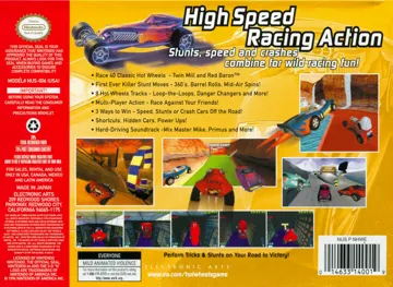 Hot Wheels - Turbo Racing (USA) box cover back